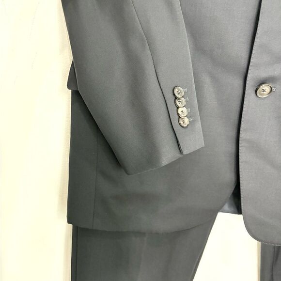 Valentino virgin wool pant suit in navy - Picture 14 of 16
